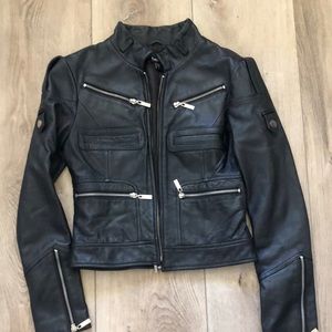 Bebe Leather Jacket size small
